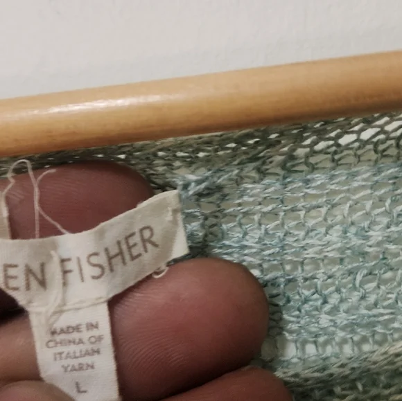 Eileen Fisher Mint Knit Top - Picture 2 of 6